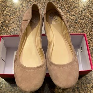 Tan suede flats. Great for the office